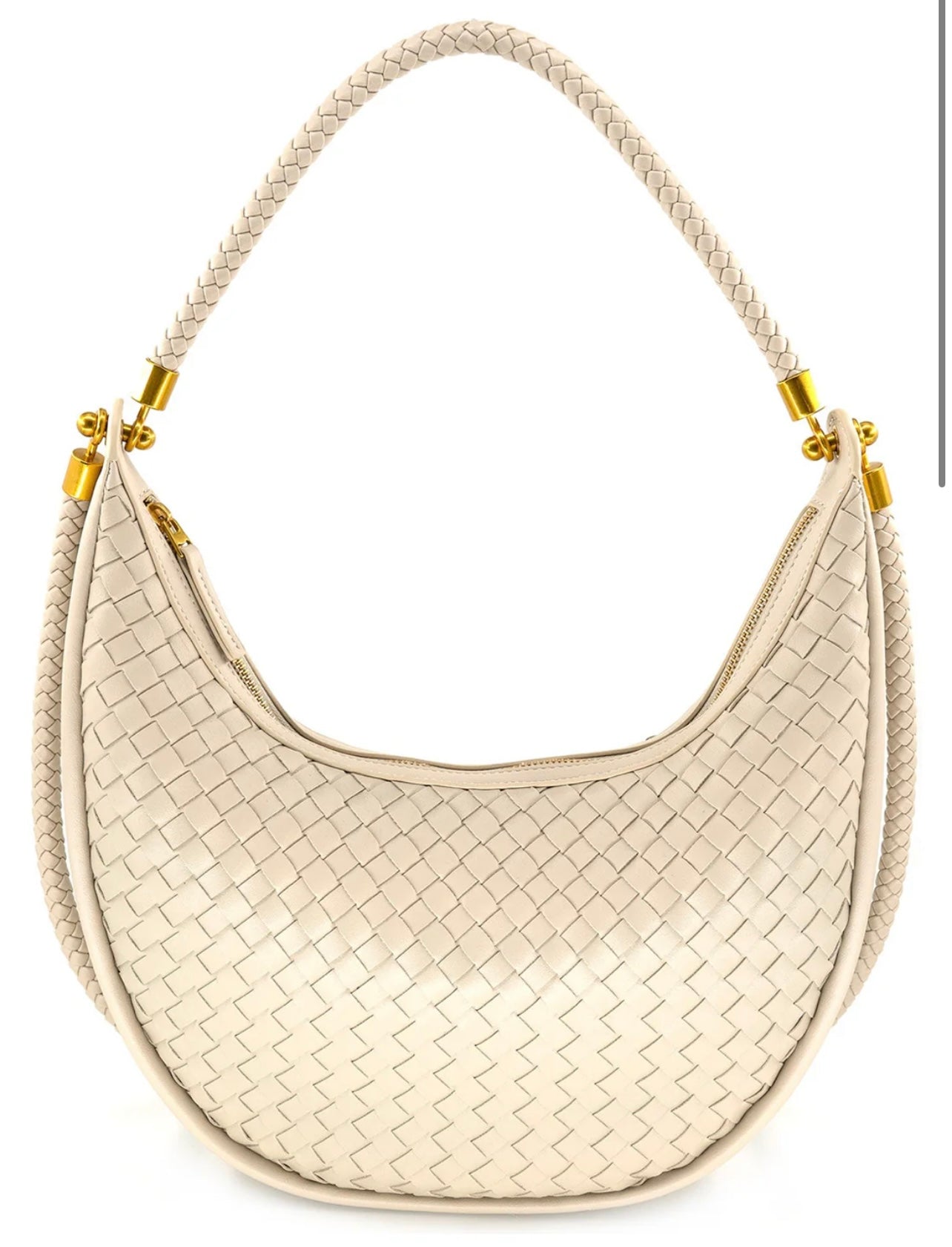 BC Bags Woven Shoulder Bag