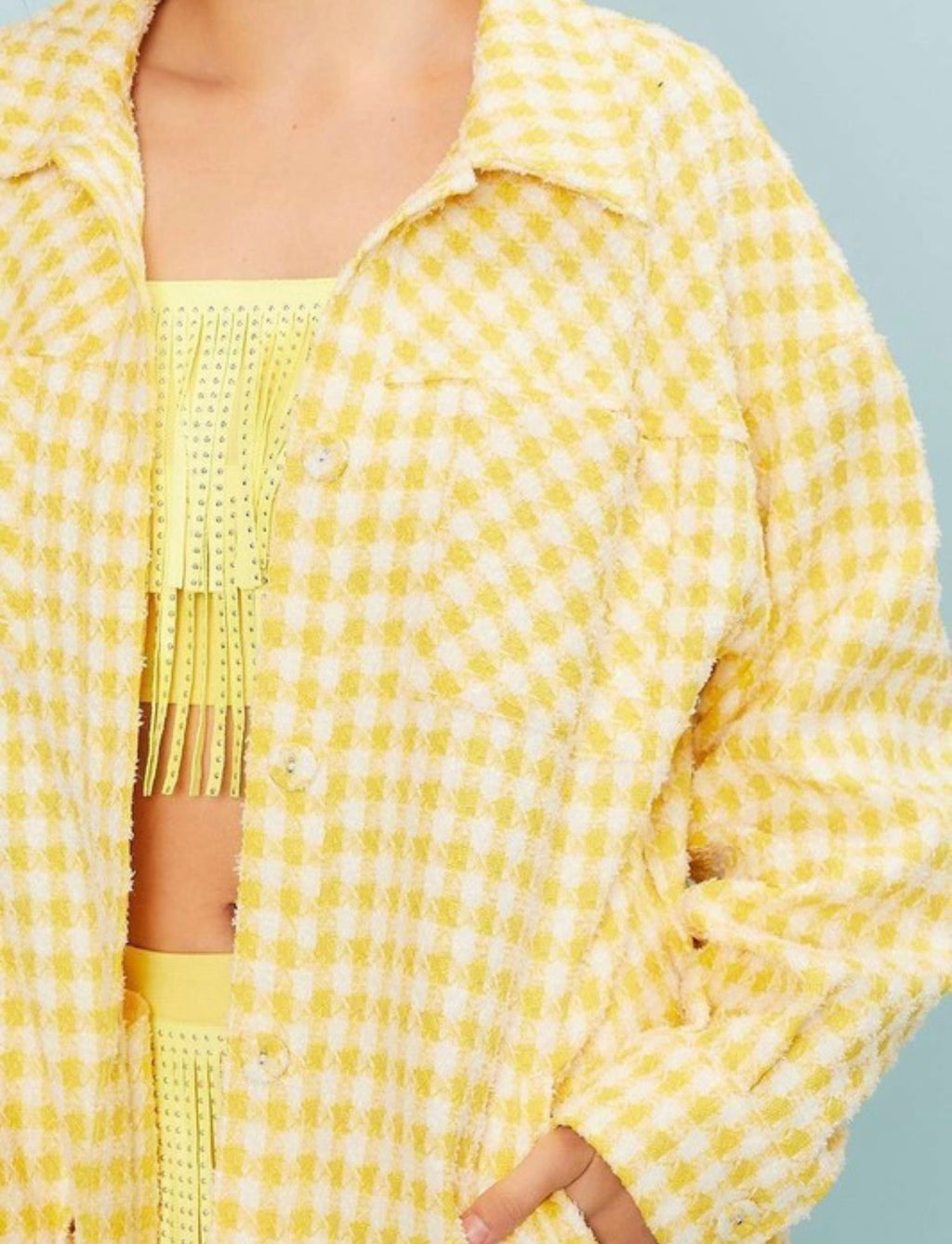 Tweed Oversized Shacket