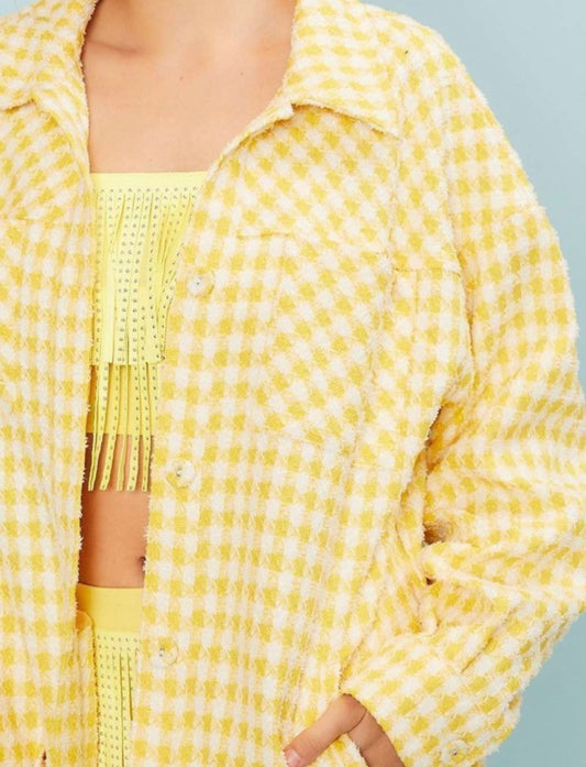 Tweed Oversized Shacket