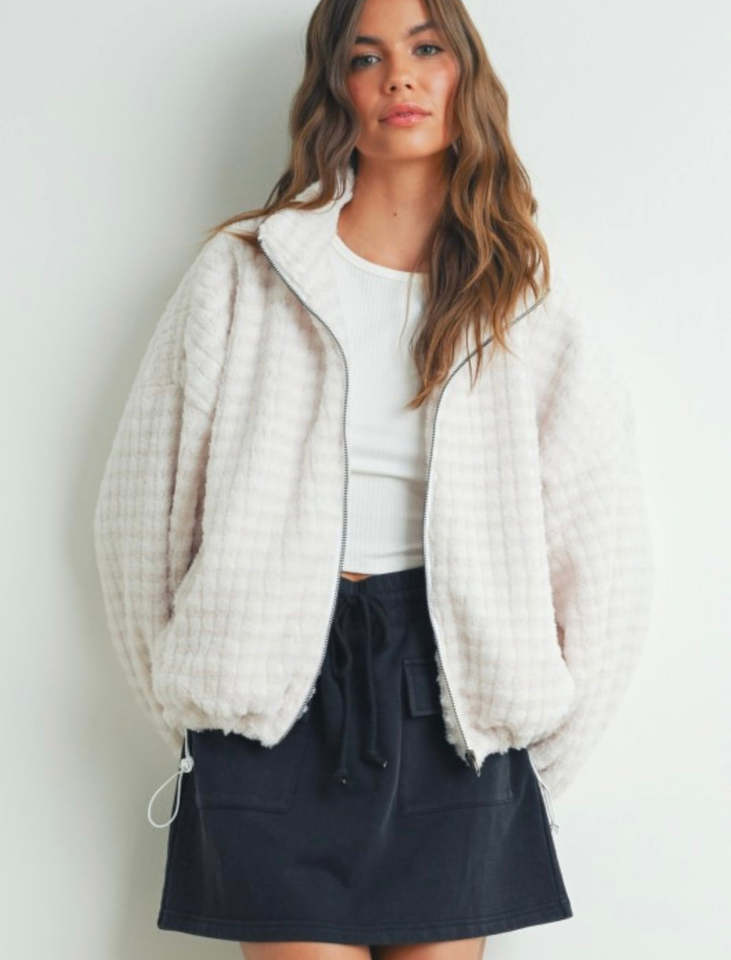 Soft Collared Woven Jacket
