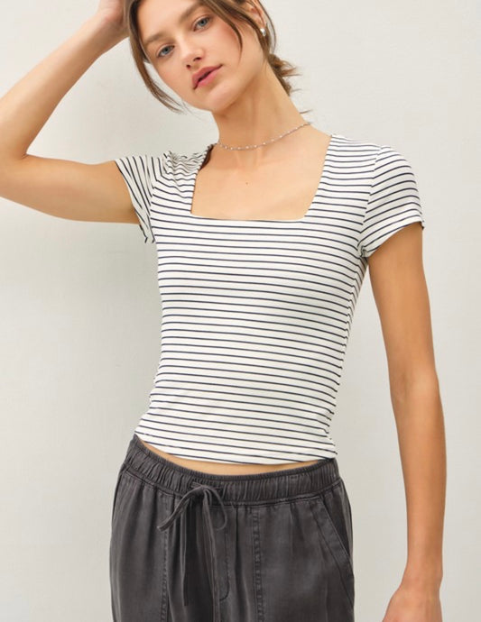 Butter Soft Striped Tee