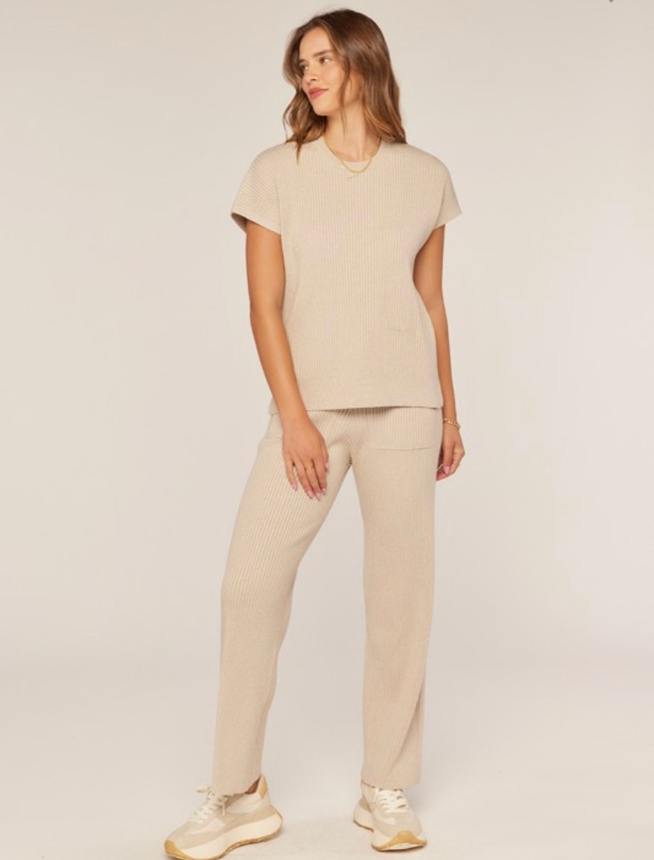 Rib Knit Sweater Pant