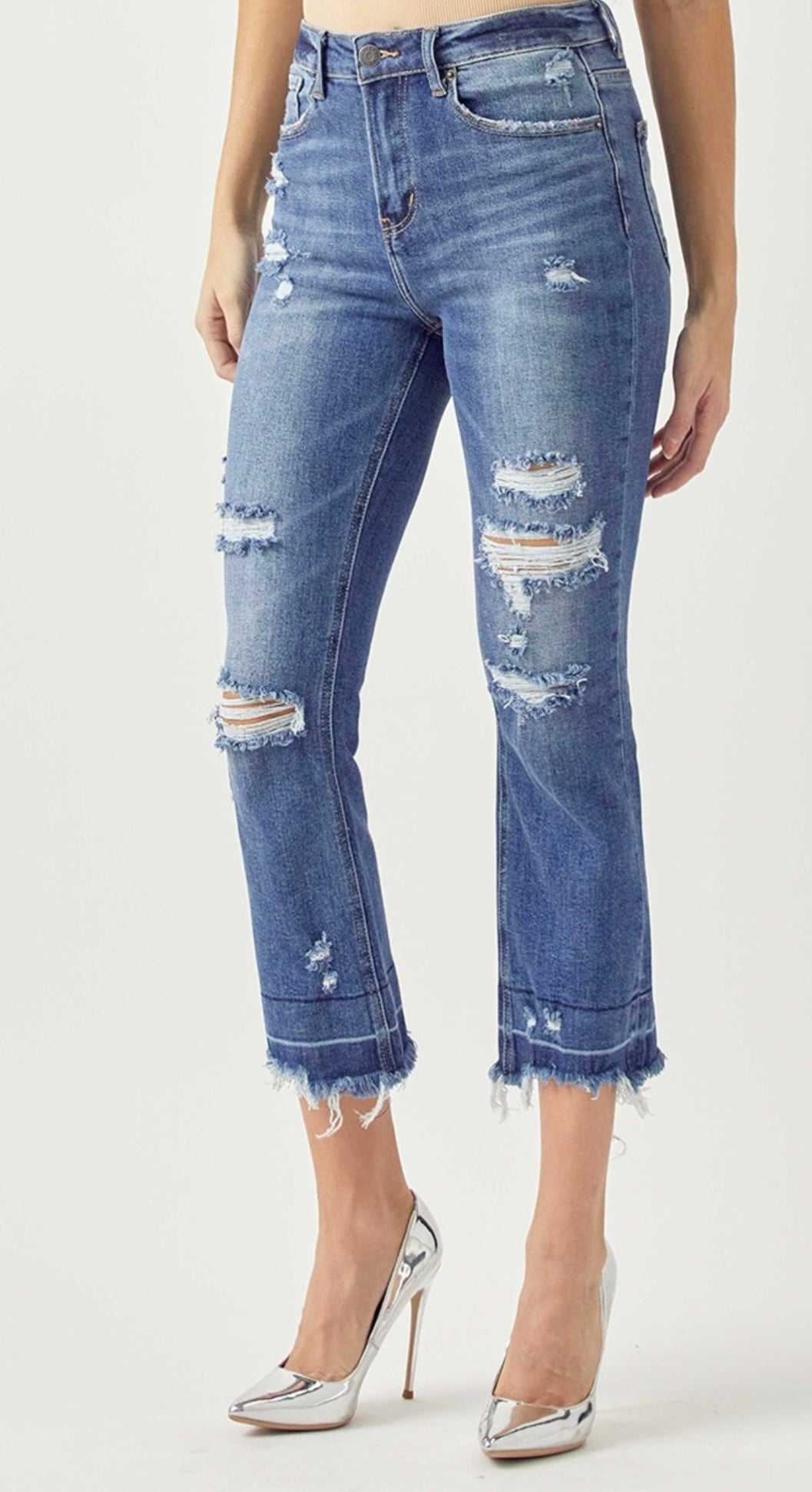 Risen Vintage Shadow Straight Jean