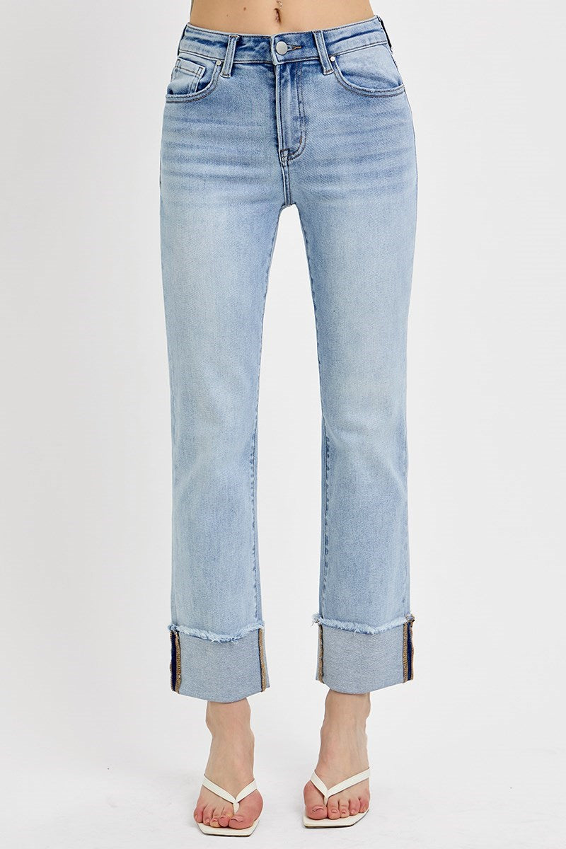 Risen Straight Cuff Relax Jean