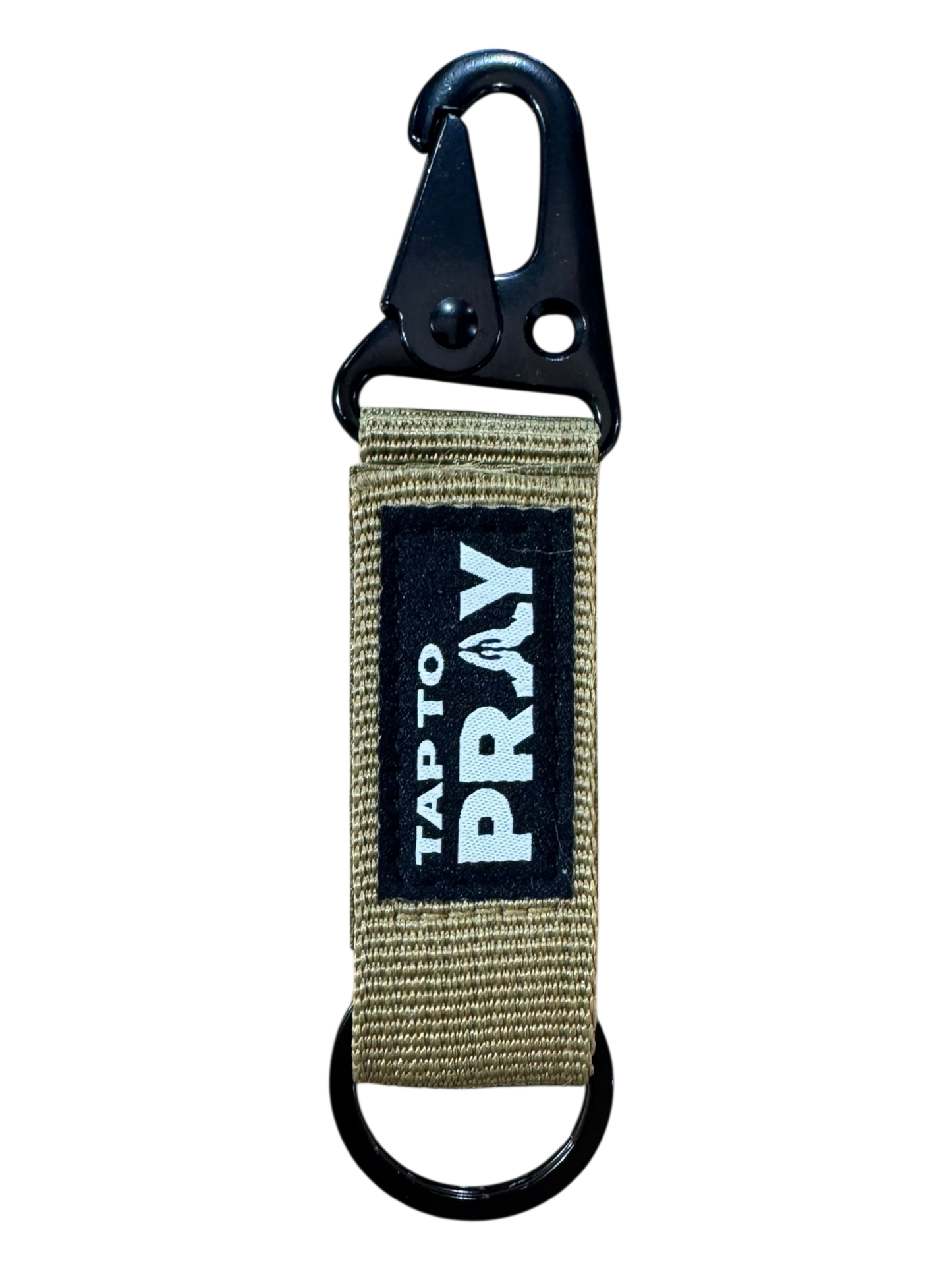 Tap to Pray Tactical Carabiner Keychain
