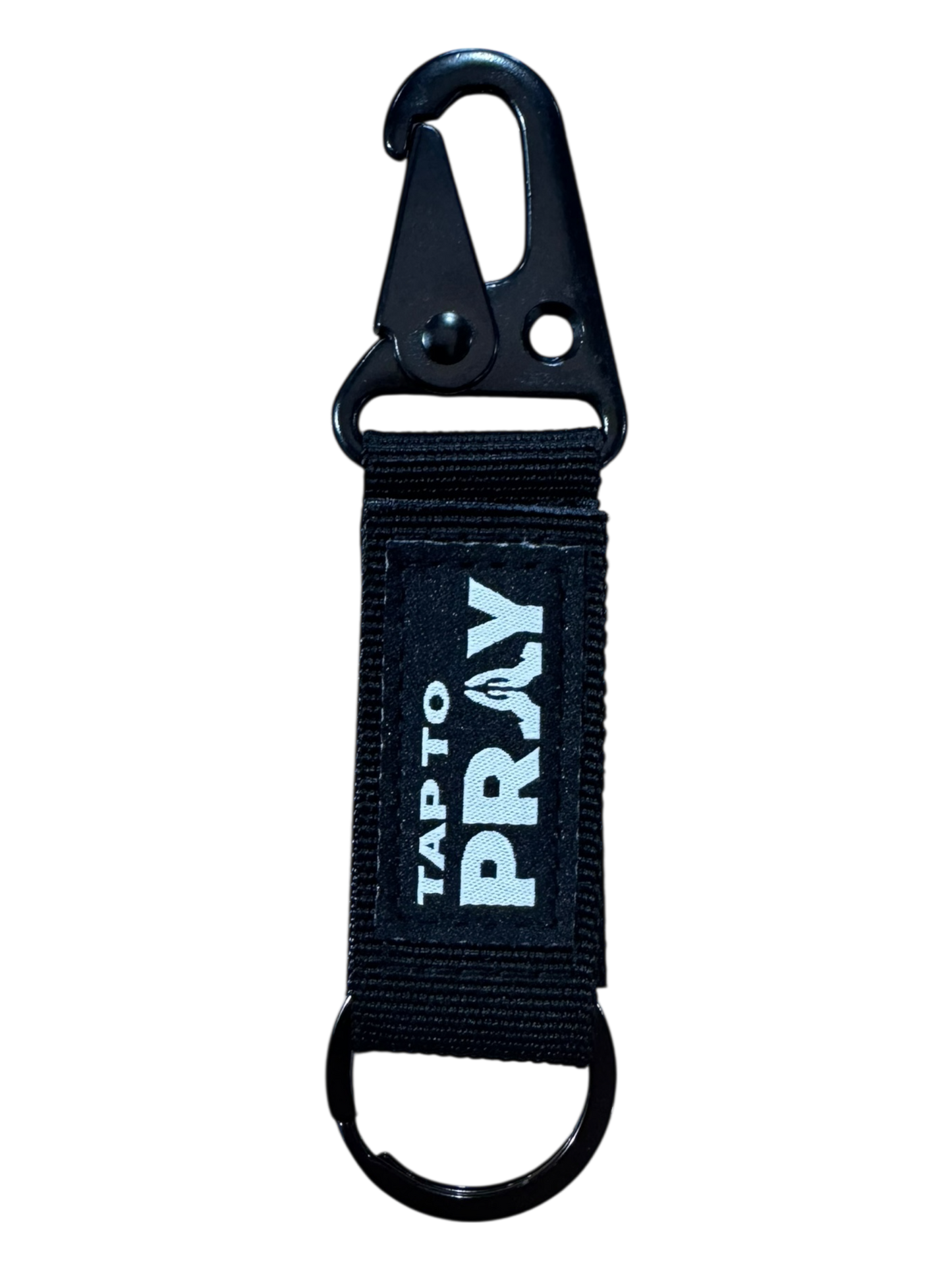 Tap to Pray Tactical Carabiner Keychain