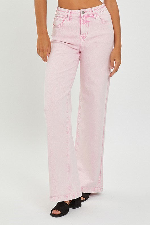 Risen Acid Pink Wide Pants