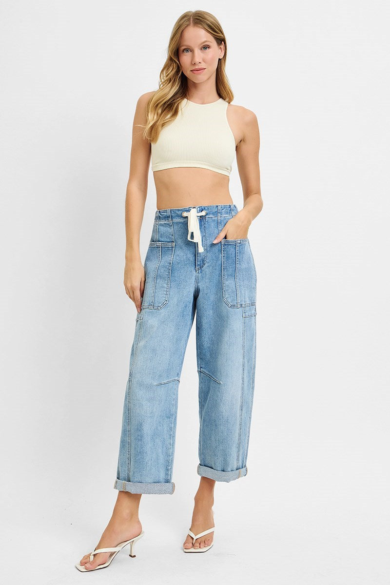 Risen Cargo Barrel Tie Jean