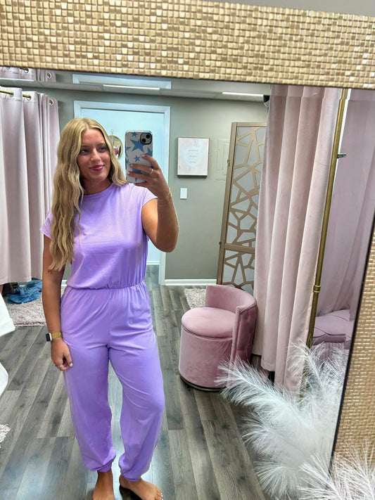 Cotton Open Back Jumpsuit