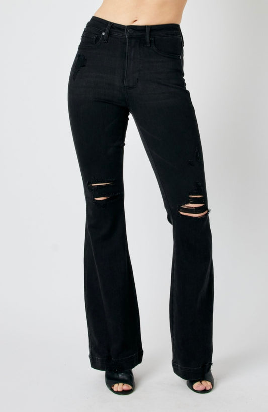 Judy Blue Destroy Flare Jeans