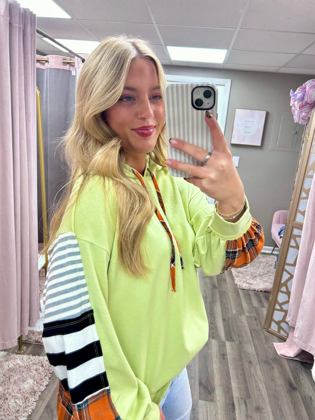 Mix Match French Terry Hoodie