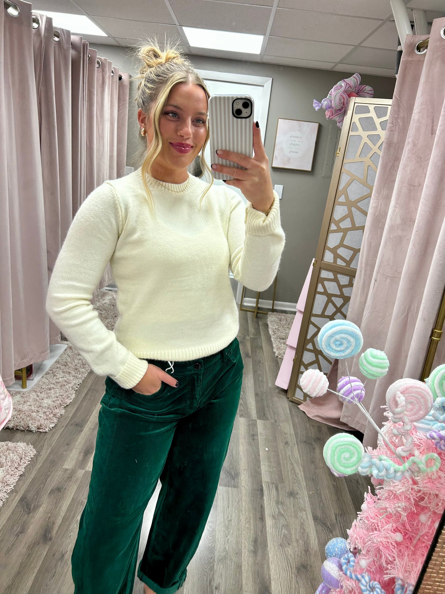 Basic Knit Comfy Sweater