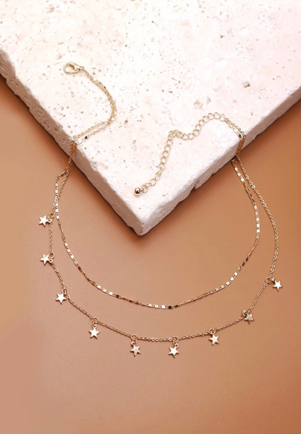 Double Layer Star Necklace