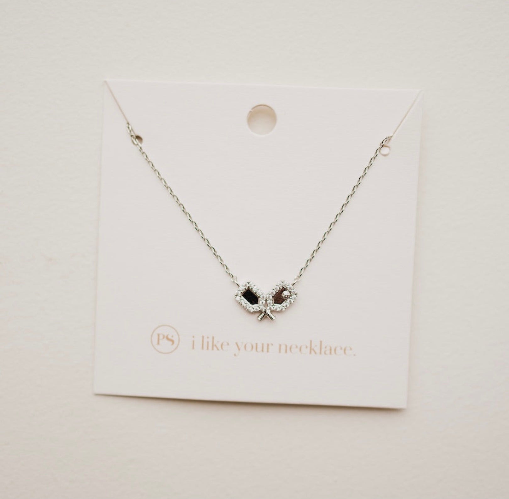 Pickleball love necklace