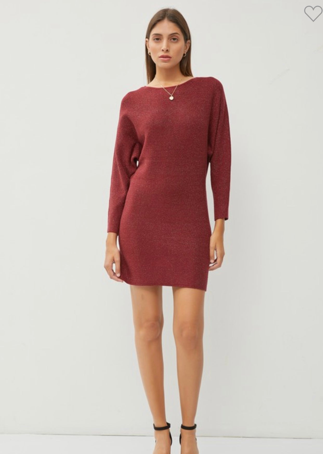 Simple Knit Sweater Dress