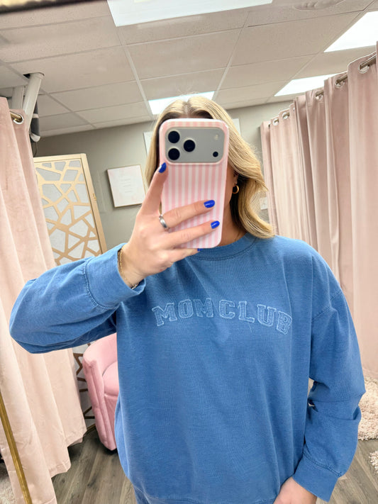 “Mom Club” Crewneck Pullover