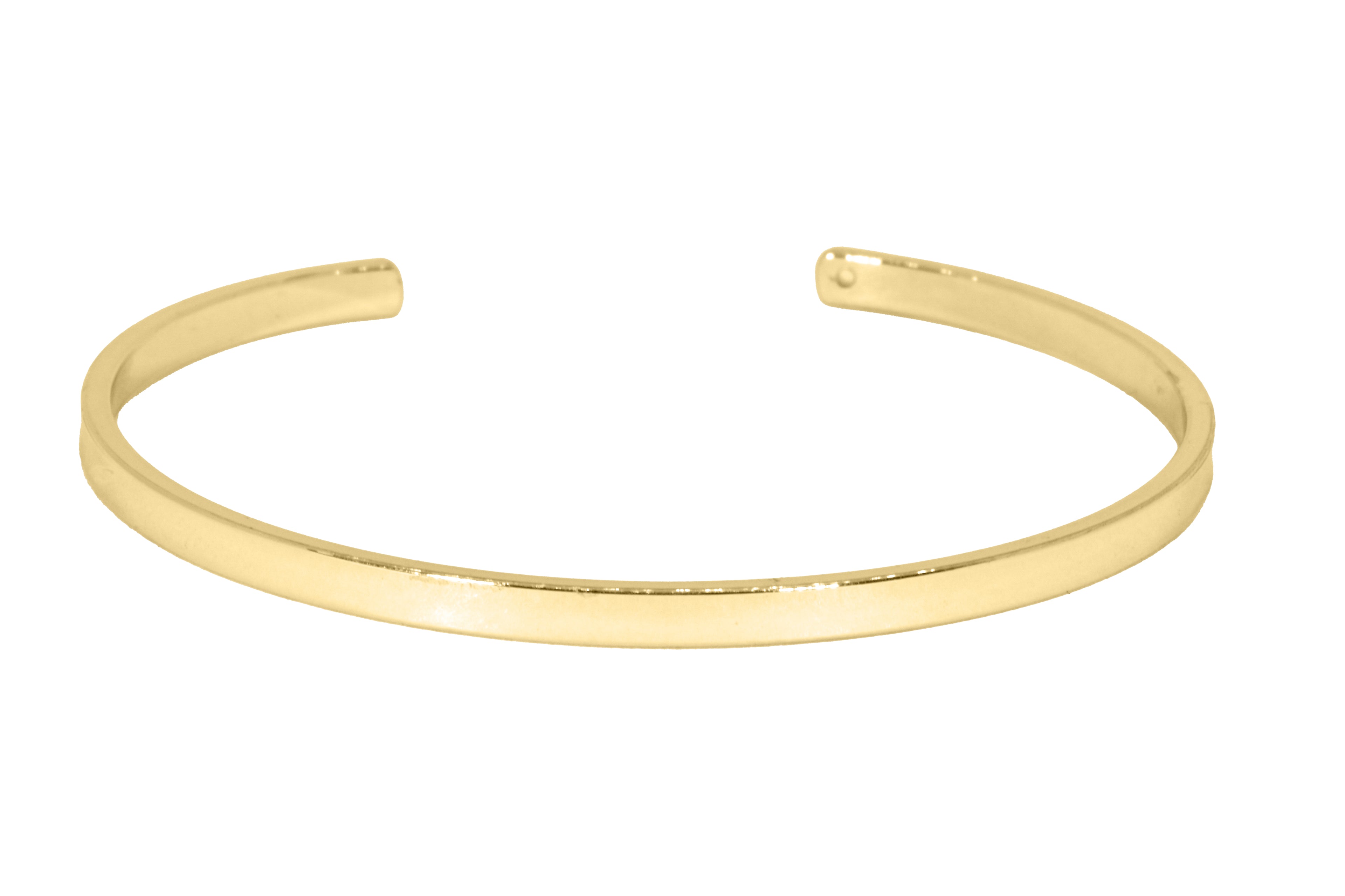 Open Cuff Charm Bracelet