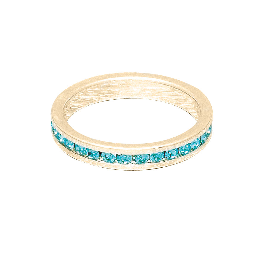 Birthstone Ring December Gold