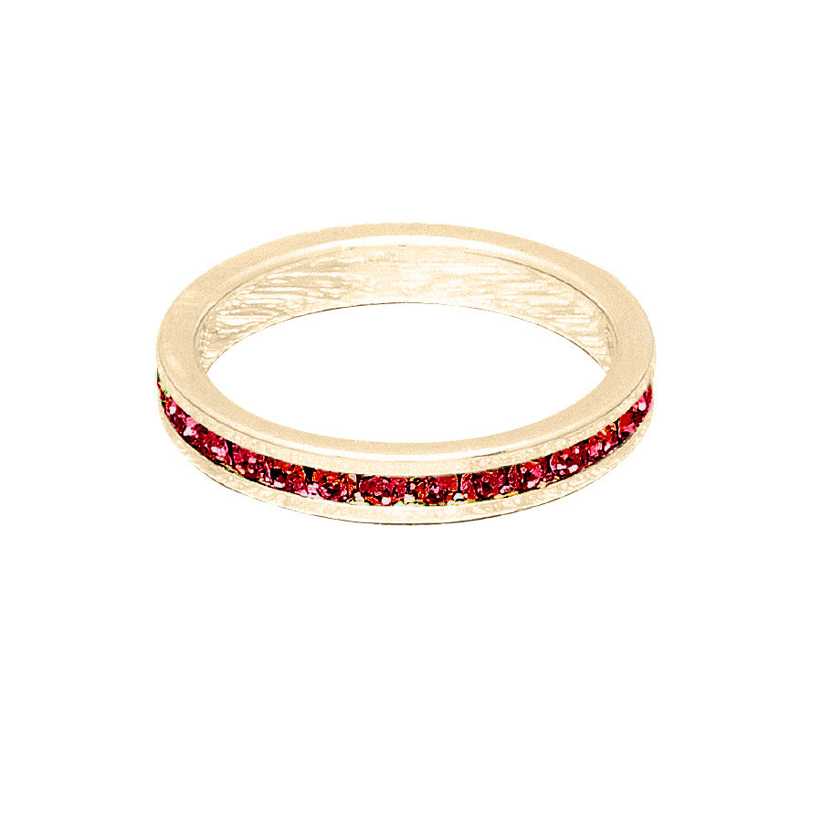 Birthstone Ring July Gold