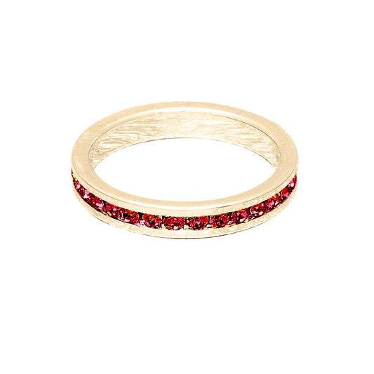 Birthstone Ring July Gold