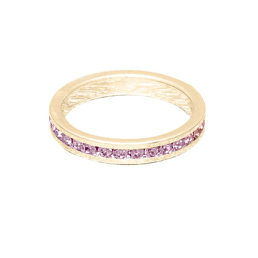 Birthstone Ring June Gold