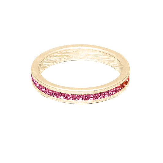 Birthstone Ring October Gold