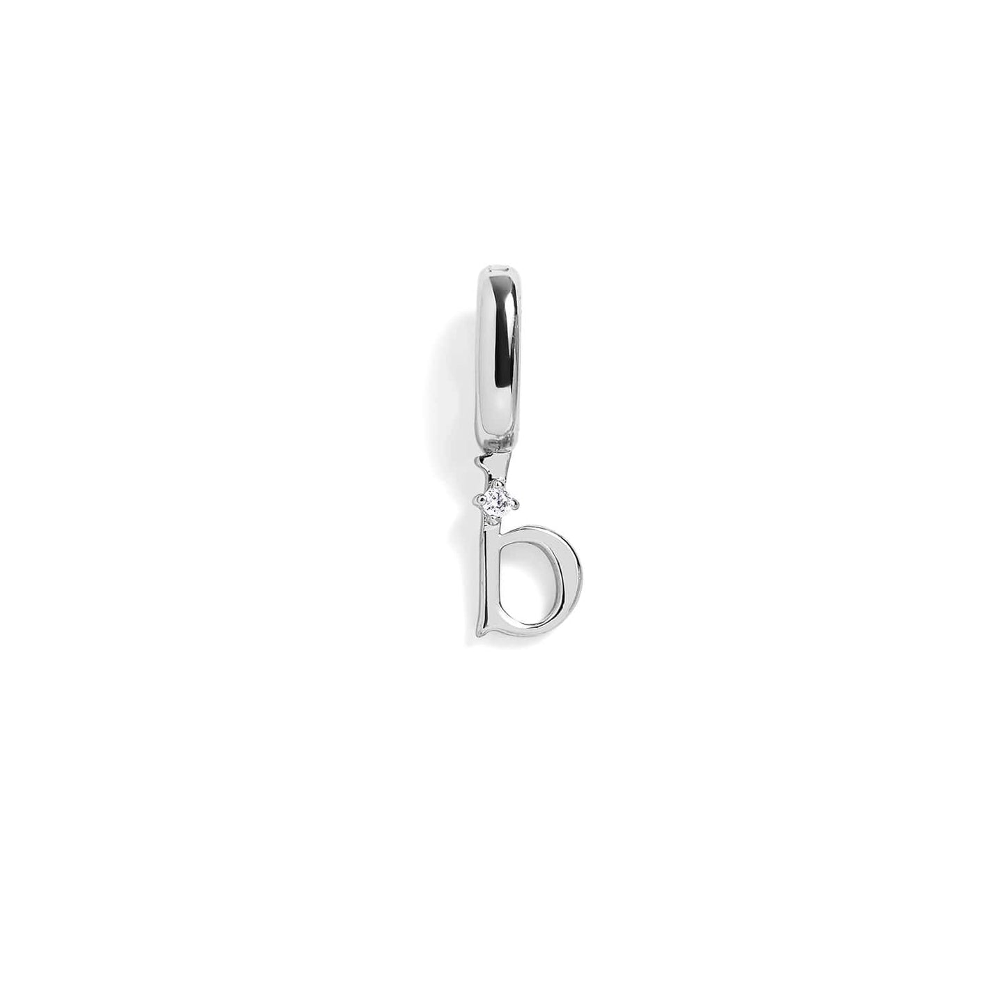 Letter Charm: Silver / G