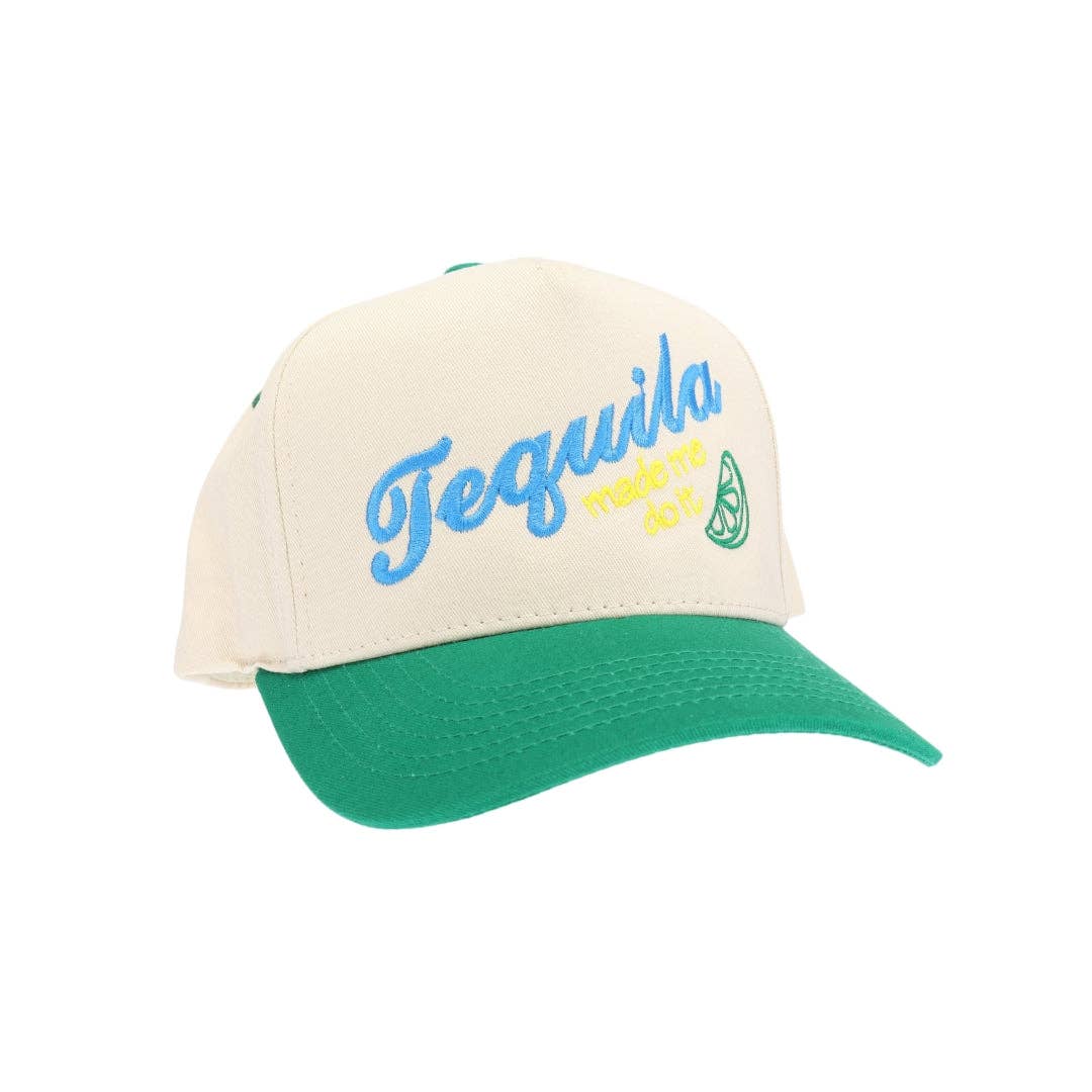 Tequila Made Me C.C Embroidered Trucker Hat