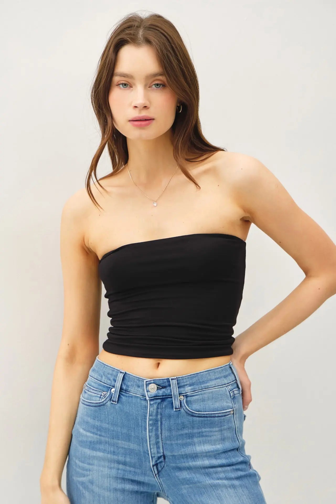 Basic Jersey Bandeau Top