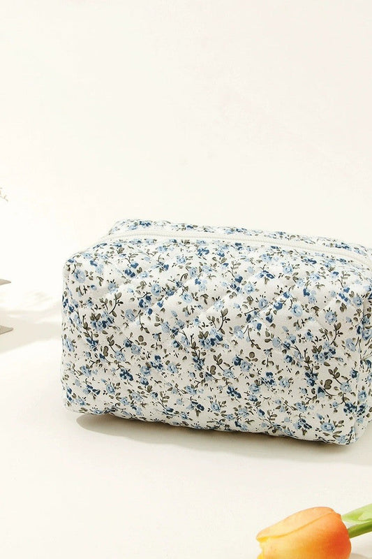 Floral Cosmetic Pouch