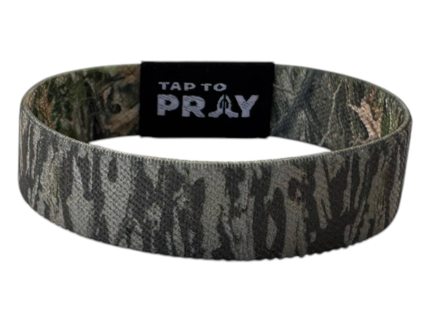 Tap To Pray™ Wristbands - Forest & Tree Bark Camo