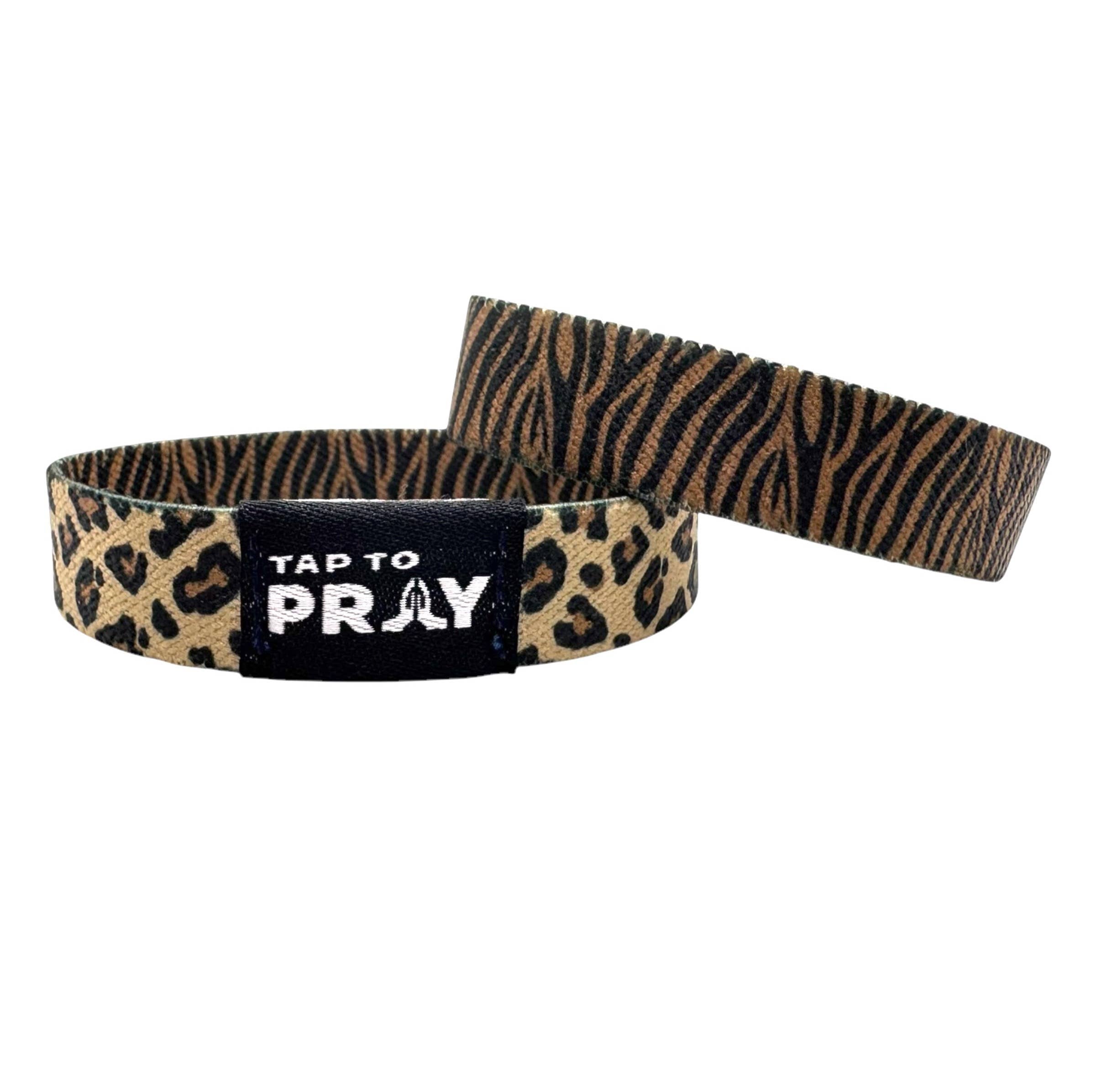 Tap To Pray™ Wristbands - Safari Leopard