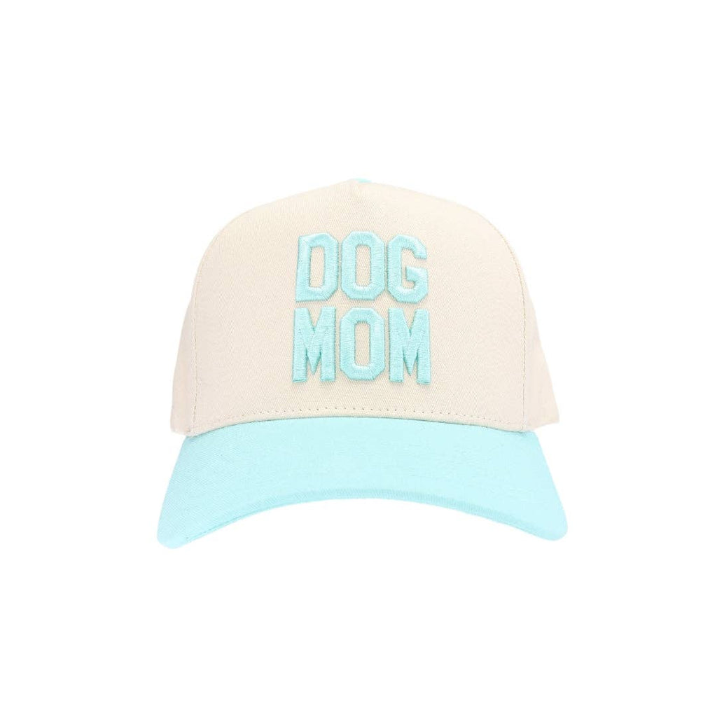 Dog Mom C.C Puff Embroidered Trucker Hat