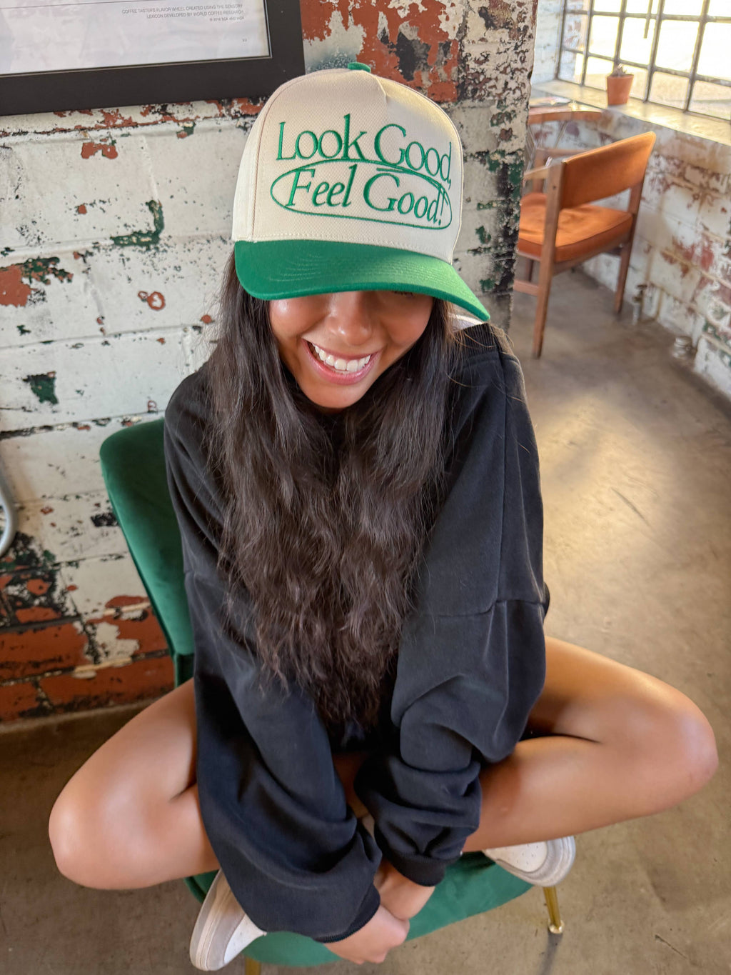 Look Good Feel Good C.C Embroidered Trucker Hat