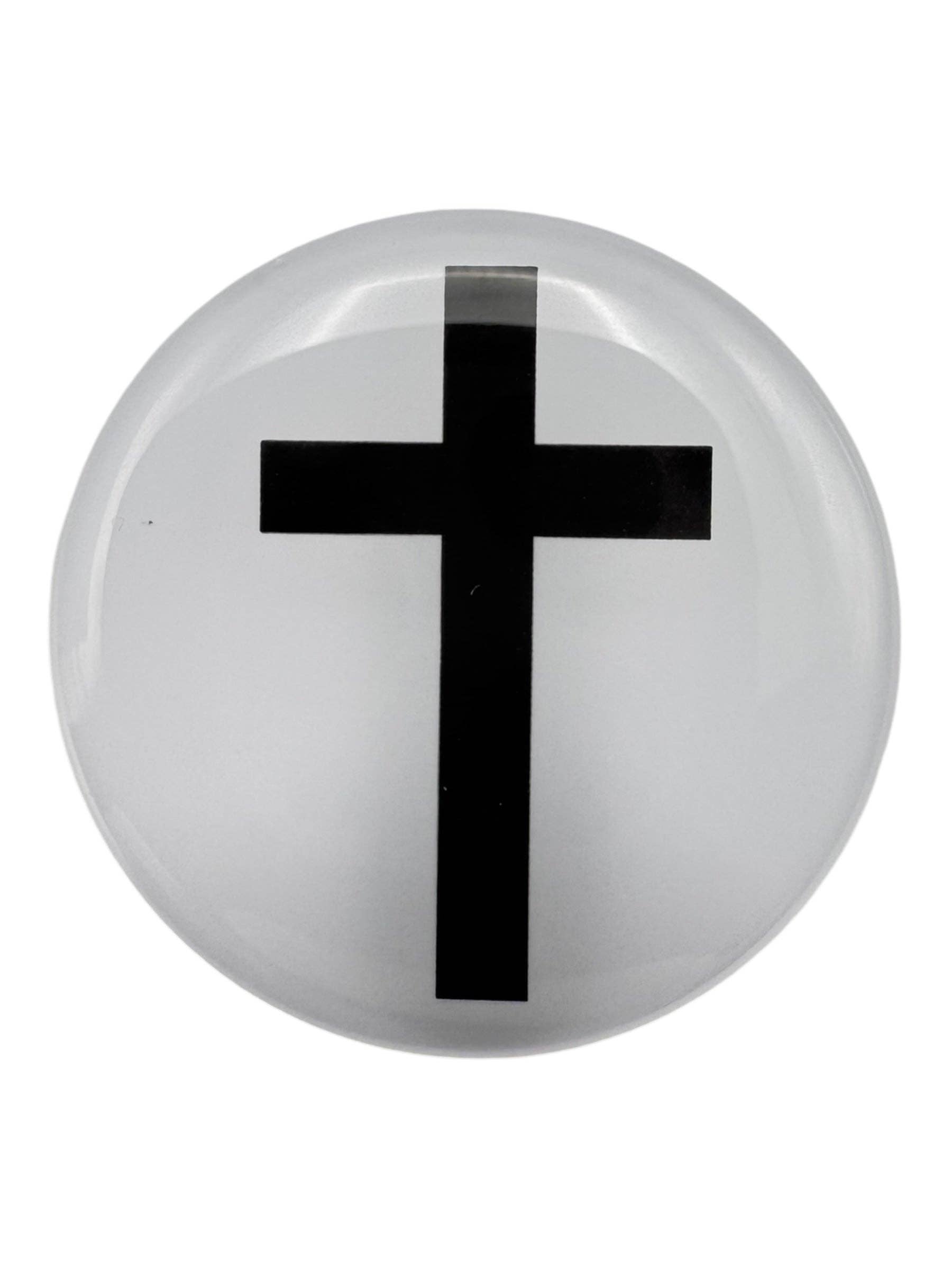 Tap To Pray™  - Prayer Tag Stickers: Black + Cross