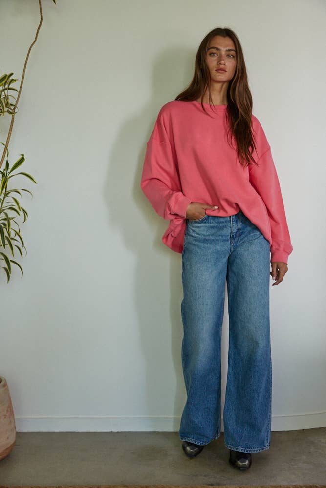 Cotton French Terry Pullover