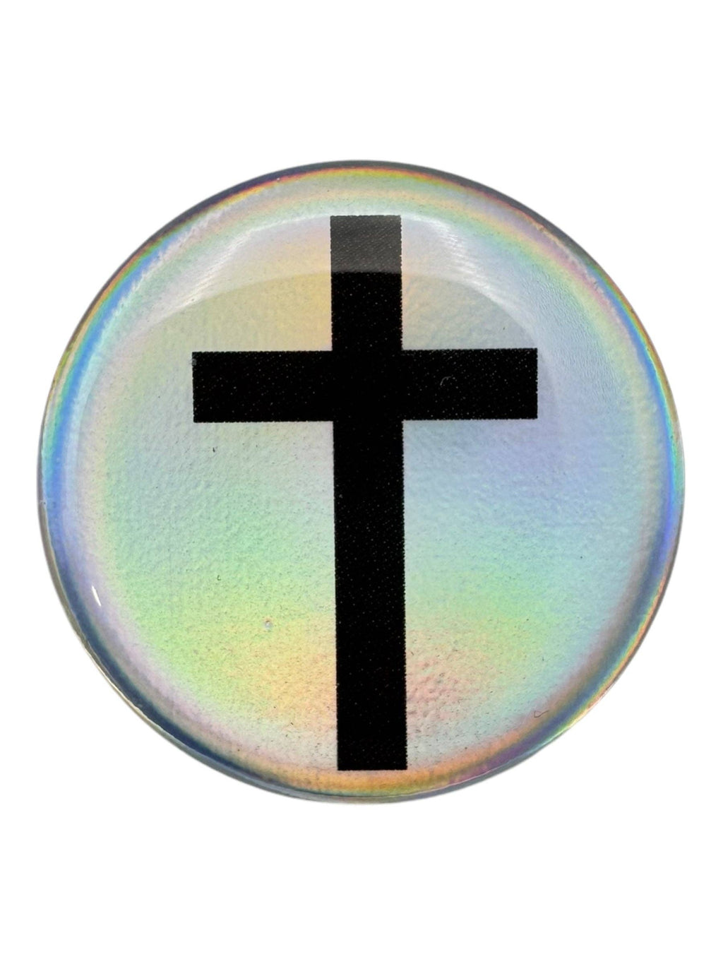Tap To Pray™  - Prayer Tag Stickers: Black + Cross