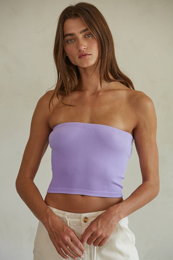 Seamless Ribbed Tube Top