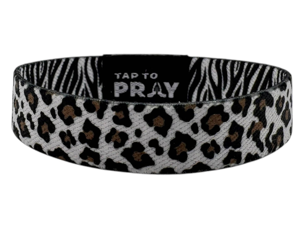 Tap To Pray™ Wristbands - Safari Zebra