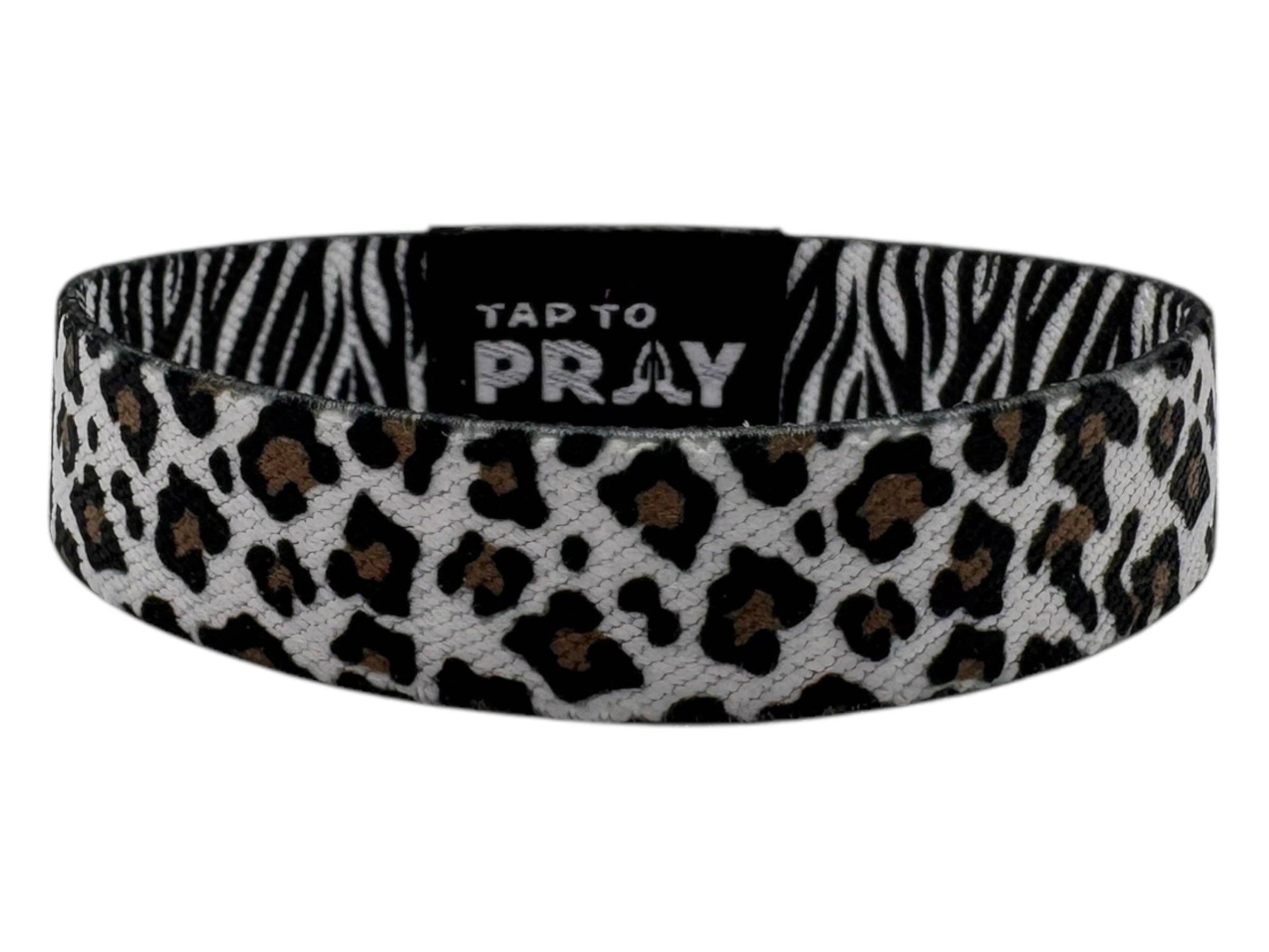 Tap To Pray™ Wristbands - Safari Zebra