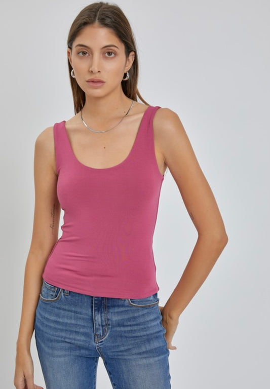 Butter Scoop Neck Tank