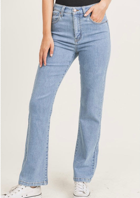 Risen 90s High Rise Straight Leg Jean