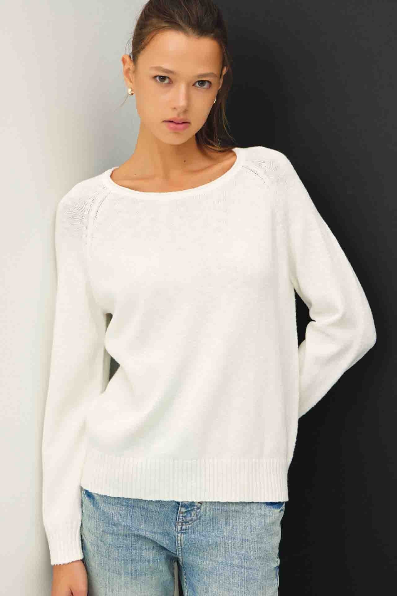 Slub Sweater Top