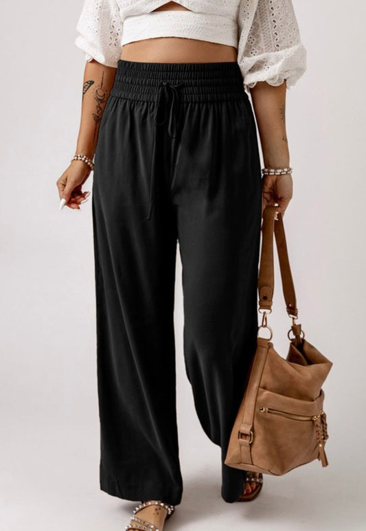 Black Flowy Pant